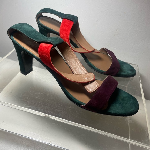 Hermes Suede heels sz 41 ( 9.5 ) made in italy - Picture 2 of 16